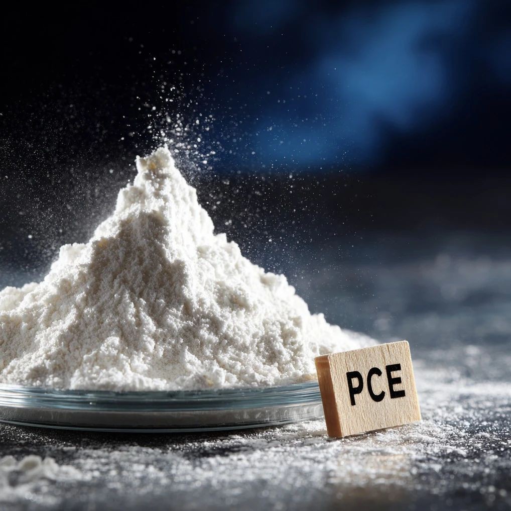 PCE -jauhe 97% pitoisuus Polykarboksylaatti superplastisaattorijauhe betonilisäaineiden sekoitus